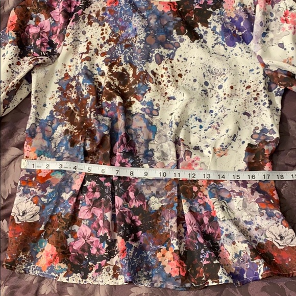 H&m Multicolour Floral Blouse - Picture 11 of 12